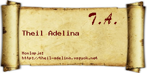 Theil Adelina névjegykártya